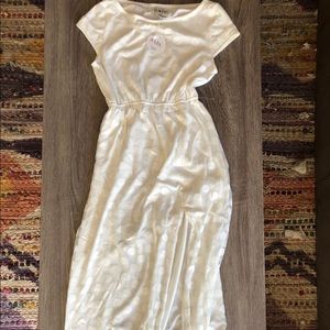 Sabo Skirt White Polka Dot Dress